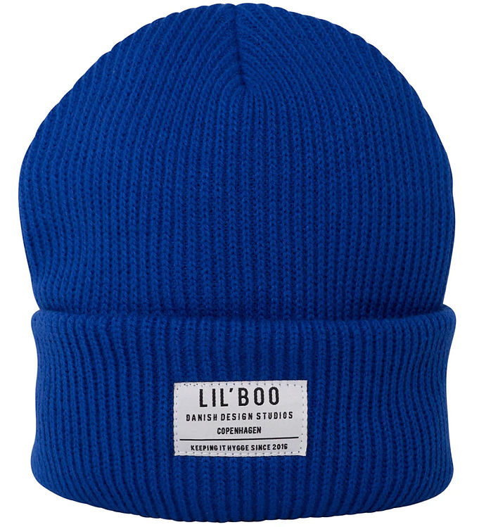 Lil'Boo Copenhagen Hue - Strik - Hygge Beanie - Bright Blue