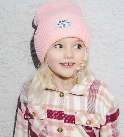 Lil'Boo Copenhagen hue - Strik - Hygge Beanie - Bubble Pink Lil'Boo Copenhagen hue - Strik - Hygge Beanie - Bubble Pink