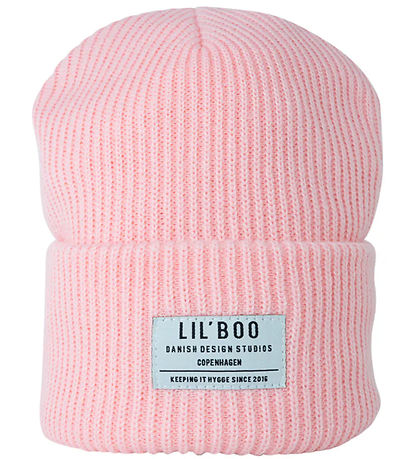 Lil'Boo Copenhagen hue - Strik - Hygge Beanie - Bubble Pink Lil'Boo Copenhagen hue - Strik - Hygge Beanie - Bubble Pink