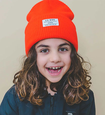 Lil'Boo Copenhagen hue Strik - Hygge Beanie - Red