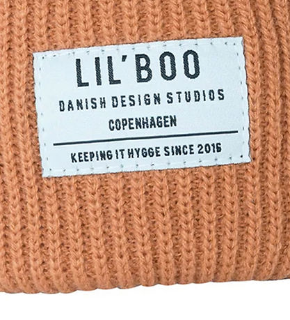 Lil'Boo Copenhagen Hue - Strik - Hygge Beanie - Abricot