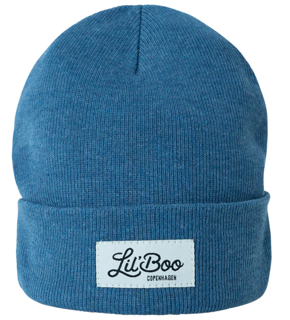 Lil'Boo Copenhagen Mütze - Strick - Classic+ Beanie - Mit Blue - Lil' Boo Copenhagen - 4-13 år - Mützen