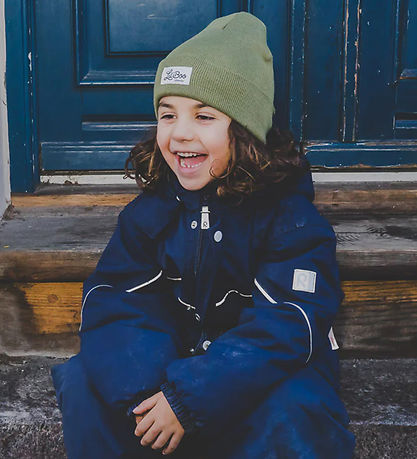 Lil' Boo Copenhagen Hue - Strik - Classic beanie - Olive