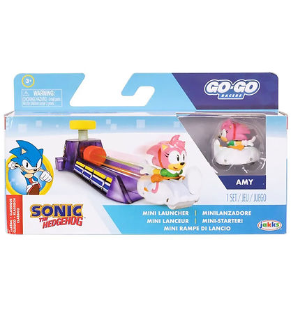 Sonic Legetøj - Go Go Racers Mini Launcher - Amy Sonic Legetøj - Go Go Racers Mini Launcher - Amy