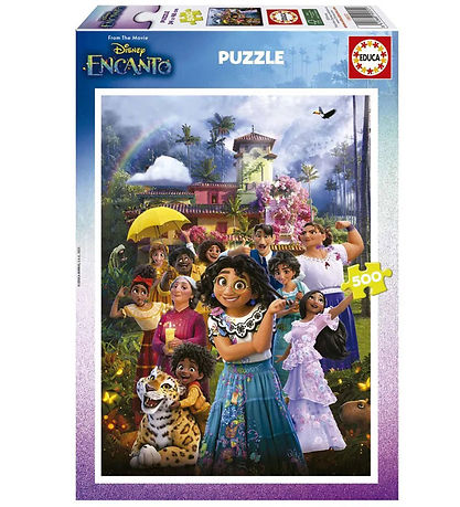 Educa Puslespil - 500 Brikker - Disney - Encanto Educa Puslespil - 500 Brikker - Disney - Encanto