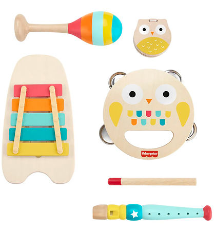 Fisher-Price - Musiksæt - Træ - 6 Dele Fisher-Price - Musiksæt - Træ - 6 Dele