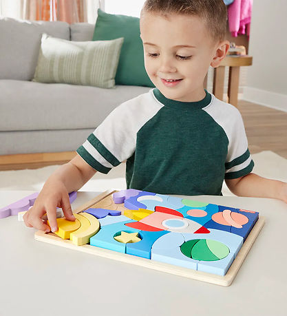 Fisher-Price Puslespil - 42 Brikker - Træ - Space Fisher-Price Puslespil - 42 Brikker - Træ - Space