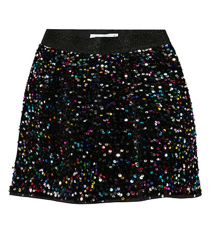 Name It Nederdel - NkfRunica - Black/Multi m. Palietter Name It Nederdel - NkfRunica - Black/Multi m. Palietter