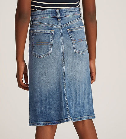 Tommy Hilfiger Nederdel - Long Denim - Vintage