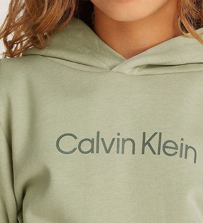 Calvin Klein Hættetrøje - Logo Reg. Terry - Misty Vale