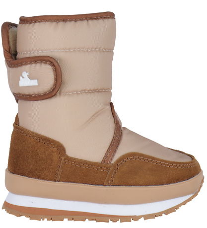 Rubber Duck Vinterstøvler - Snow Jogger - Beige/Cognac Rubber Duck Vinterstøvler - Snow Jogger - Beige/Cognac