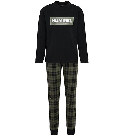 Hummel Nattøj - 2-delt - HmlNolan - Sort/Army Hummel Nattøj - 2-delt - HmlNolan - Sort/Army
