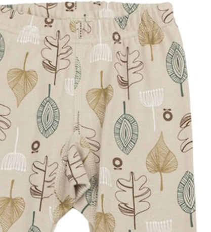 Katvig Leggings - Beige m. Blade Katvig Leggings - Beige m. Blade