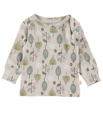 Katvig Bluse - Beige m. Blade Katvig Bluse - Beige m. Blade