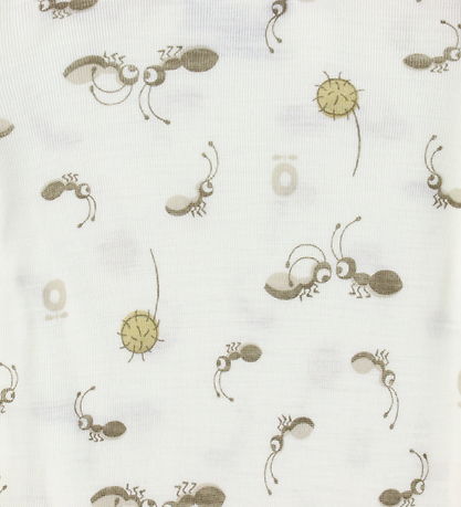 Katvig Bluse - Uld - Off White m. Myrer Katvig Bluse - Uld - Off White m. Myrer