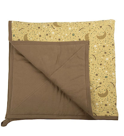 Katvig Tæppe - 100x100 cm - Sennep m. Stjerner Katvig Tæppe - 100x100 cm - Sennep m. Stjerner