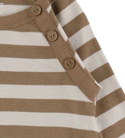 Katvig Kjole - Brun/Beige Stribet Katvig Kjole - Brun/Beige Stribet