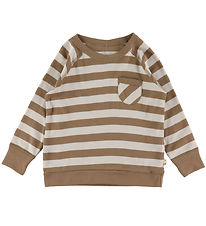 Katvig Bluse - Brun/Beige Stribet Katvig Bluse - Brun/Beige Stribet