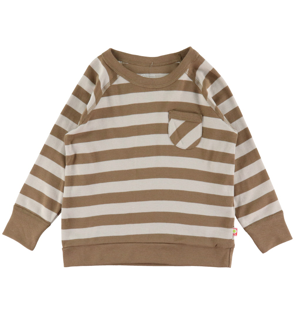 Katvig Bluse - Braun/Beige gestreift - Katvig - 8 Jahre (128) - Blusen