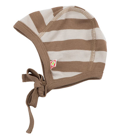 Katvig Babyhjelm - Brun/Beige Stribet Katvig Babyhjelm - Brun/Beige Stribet