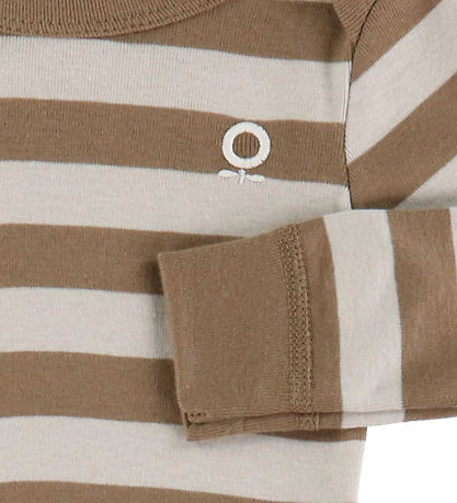 Katvig Body l/æ - Brun/Beige Stribet Katvig Body l/æ - Brun/Beige Stribet