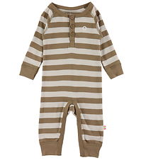 Katvig Heldragt - Brun/Beige Stribet Katvig Heldragt - Brun/Beige Stribet
