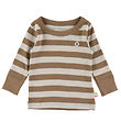 Katvig Bluse - Brun/Beige Stribet Katvig Bluse - Brun/Beige Stribet