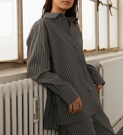 Sofie Schnoor Skjorte - Grey Striped