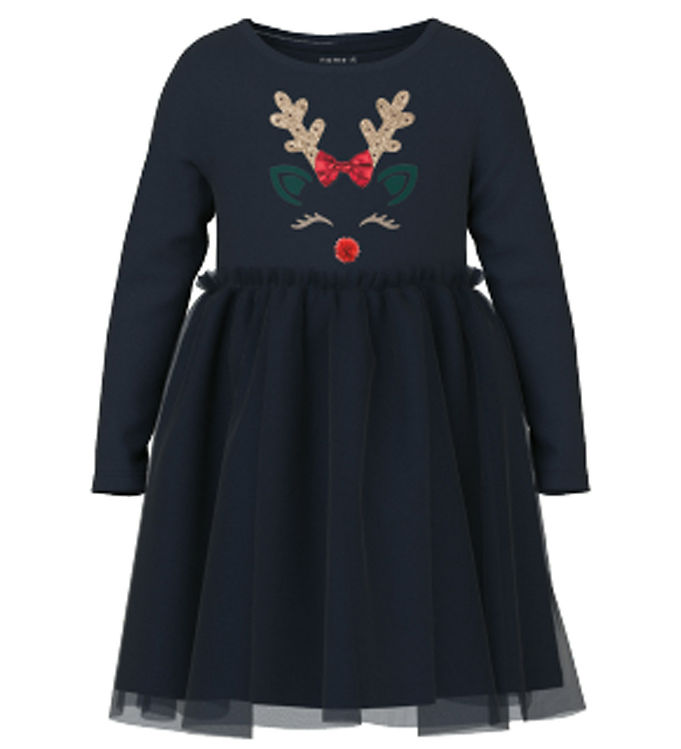 Name It Klänning - NmfRjul - Dark Sapphire