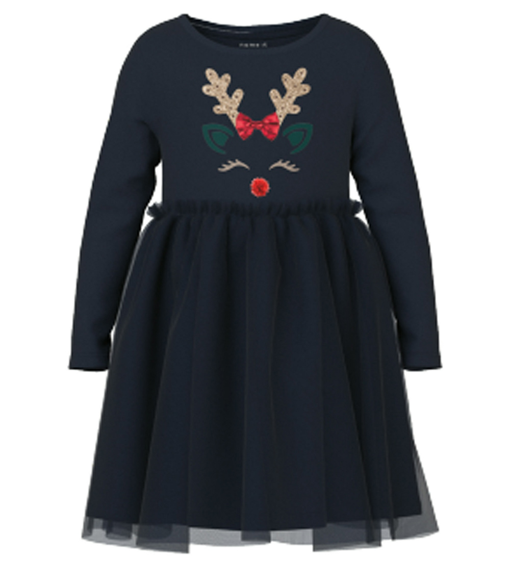Name It Kleid - NmfRjul - Dark Sapphire - Name It - 2 Jahre (92) - Kleider