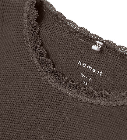 Name It Bluse - NmfReese - Chocolate Brown Name It Bluse - NmfReese - Chocolate Brown