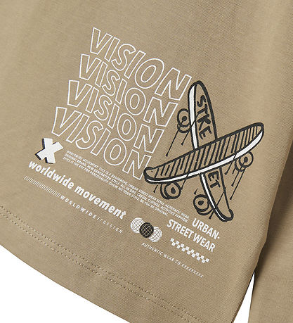 Name It Bluse - NkmVuX - Weathered Teak/Vision Name It Bluse - NkmVuX - Weathered Teak/Vision