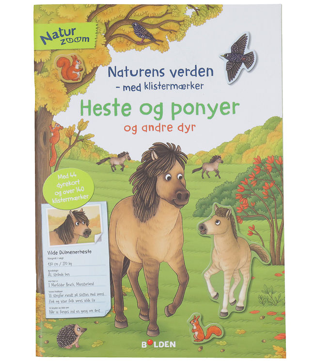 Forlaget Bolden Aktivitetsbog m. Klistermærker - Naturens Verden