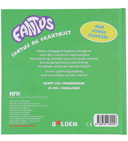 Forlaget Bolden Bog m. Flapper - Fantus Og Værktøjet Forlaget Bolden Bog m. Flapper - Fantus Og Værktøjet