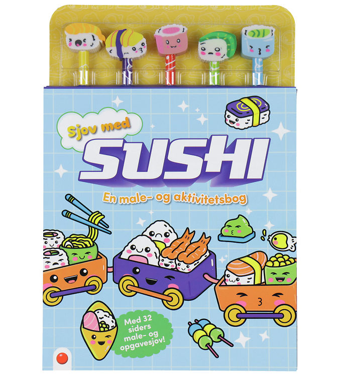 Forlaget Bolden Male- og Aktivitetsbog m. Blyanter - Sjov med Su