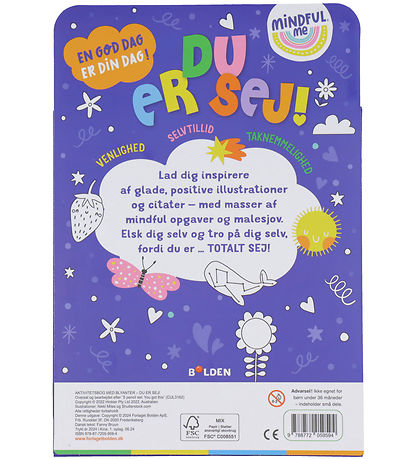 Forlaget Bolden Male- og Aktivitetsbog m. Blyanter - Du Er Sej Forlaget Bolden Male- og Aktivitetsbog m. Blyanter - Du Er Sej