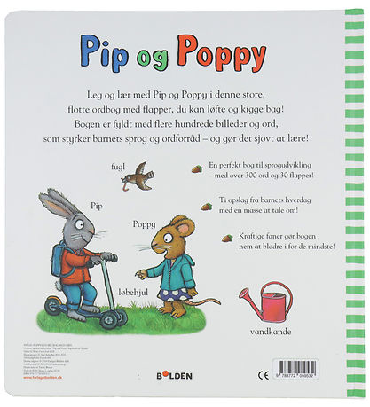 Forlaget Bolden Bog - Pip Og Poppys Store Bog m. Ord Forlaget Bolden Bog - Pip Og Poppys Store Bog m. Ord