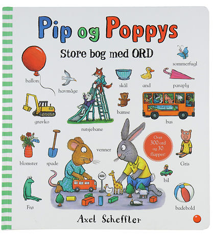 Forlaget Bolden Bog - Pip Og Poppys Store Bog m. Ord