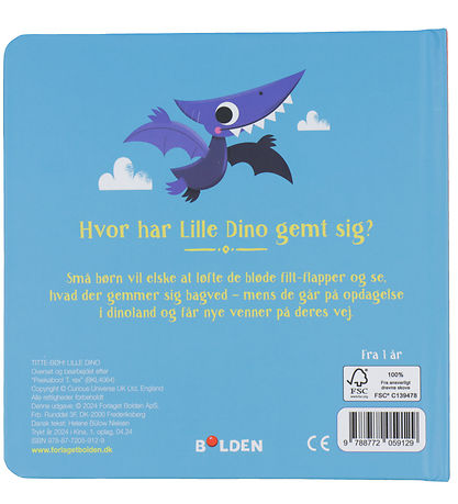 Forlaget Bolden Bog - Titte-Bøh! Lille Dino
