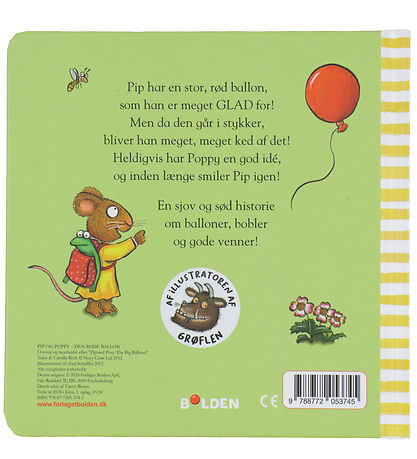 Forlaget Bolden Bog - Pip Og Poppy - Den Røde Ballon Forlaget Bolden Bog - Pip Og Poppy - Den Røde Ballon
