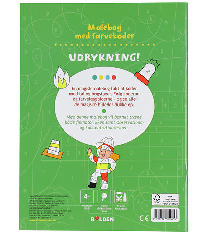Forlaget Bolden Malebog m. Farvekoder - Udrykning Forlaget Bolden Malebog m. Farvekoder - Udrykning