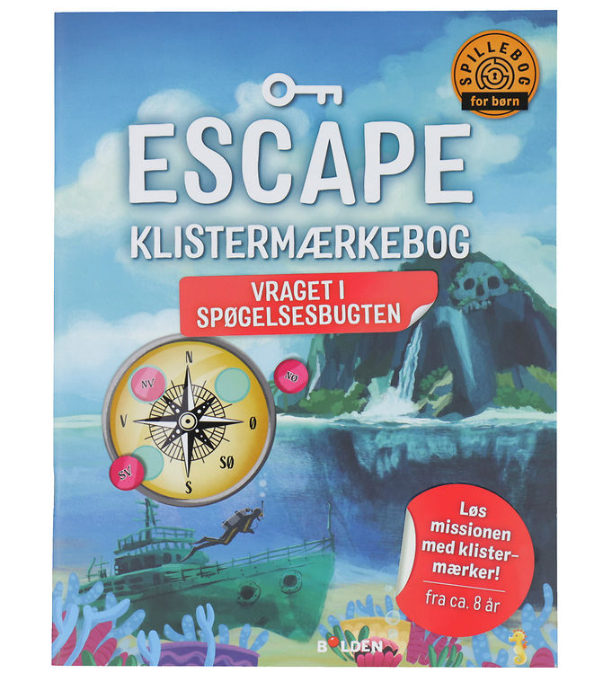 Forlaget Bolden Escape Klistermærkebog - Vraget i Spøgelsesbugte