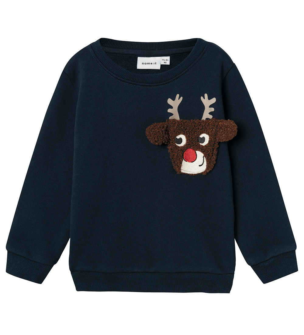 Name It Trui - NmmRsanta - Dark Sapphire - Name It - 3 jaar (98) - Truien