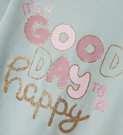 Name It Bluse - NmfVix - Gray mist/Good Day