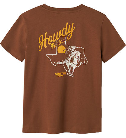 Name It T-Shirt - NkmRancher - Carob Brown