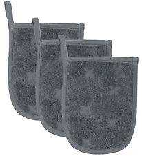 Müsli Badehandske - 3-pak - 14x18 cm - Stormy Blue Müsli Badehandske - 3-pak - 14x18 cm - Stormy Blue