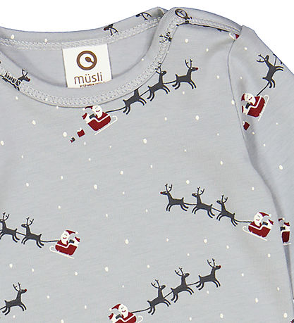 Müsli Body l/æ - Santa - Jasmin Blue Müsli Body l/æ - Santa - Jasmin Blue
