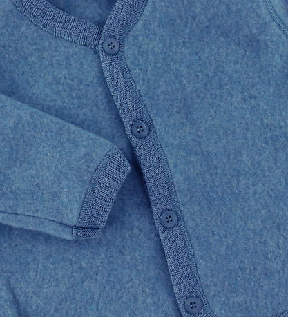 Joha Cardigan - Uld - Denim Blå Joha Cardigan - Uld - Denim Blå