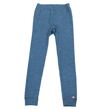 Joha Leggings - Uld - Denim Blue Joha Leggings - Uld - Denim Blue