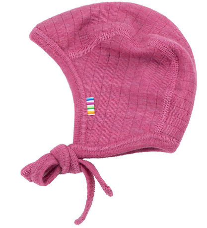 Joha Babyhjelm - Uld - 2-Lags - Hindbær Joha Babyhjelm - Uld - 2-Lags - Hindbær